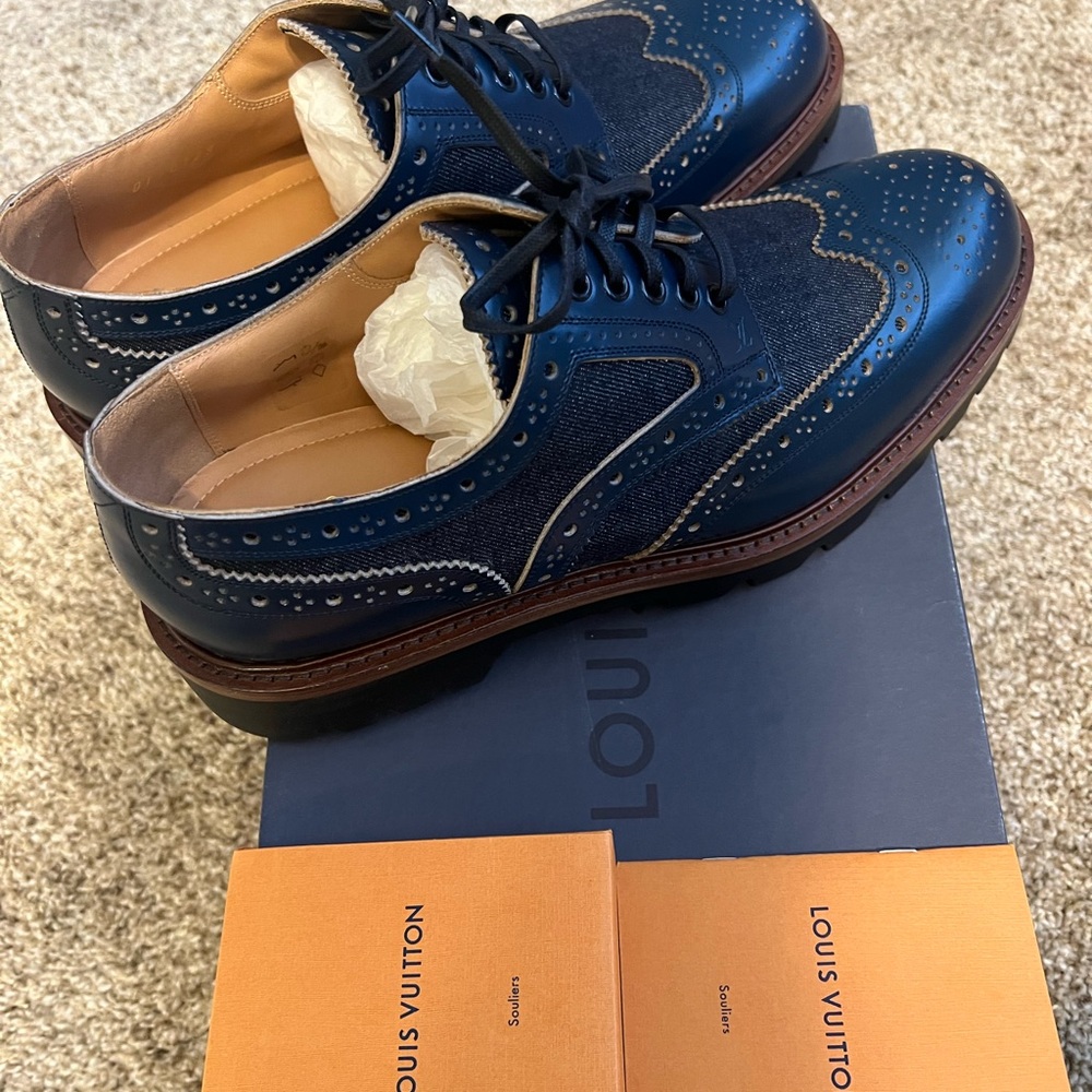 Louis Vuitton Denim Voltaire Derby